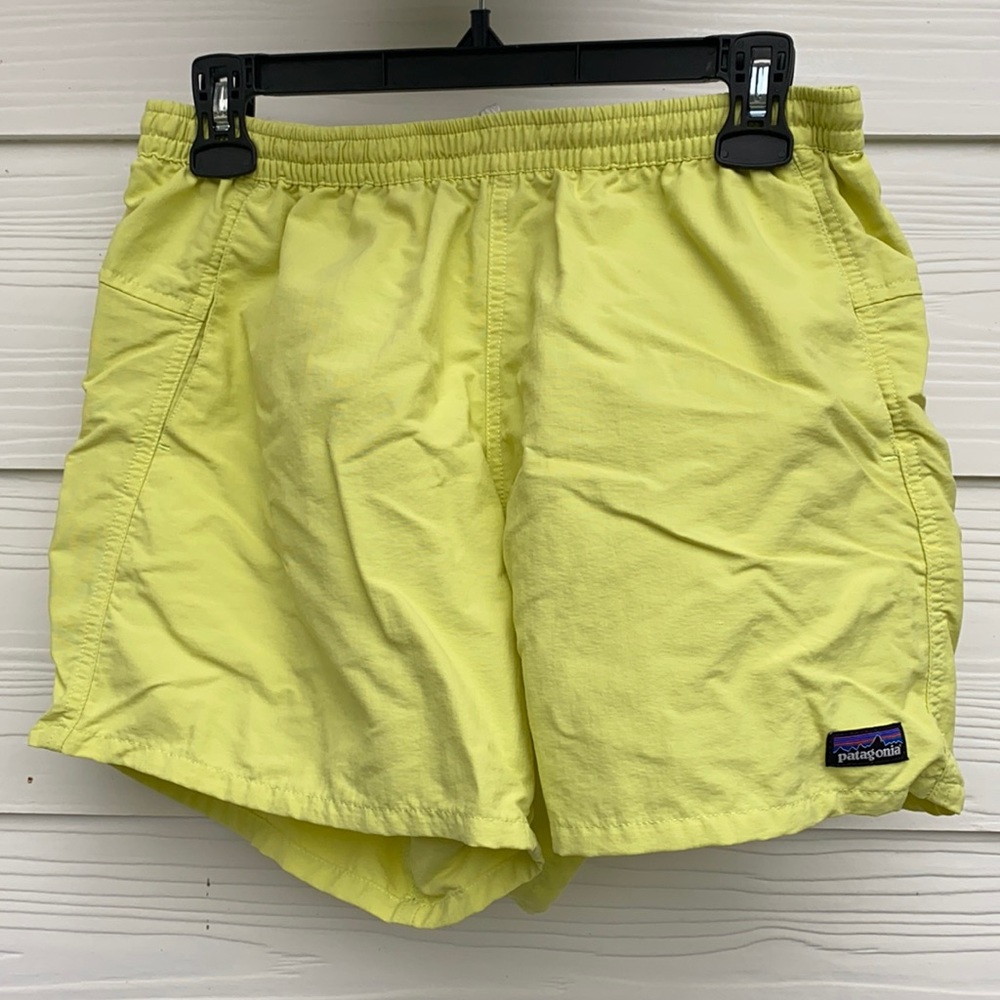 neon patagonia shorts